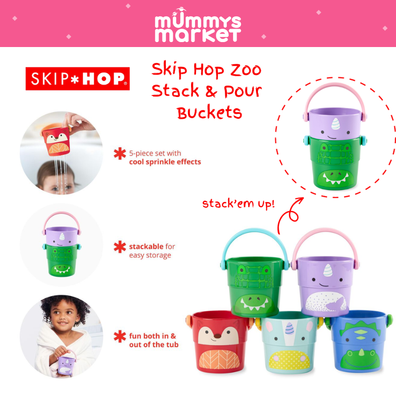 Skip Hop Zoo Stack & Pour Buckets
